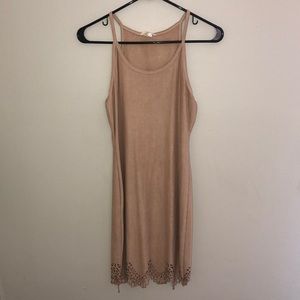 Soft tan dress